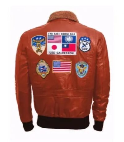 Top Gun G-1 Far East Cruise 63-4 Rust Bomber Sherpa Jacket