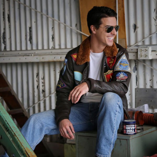 Top Gun Maverick G-1 Tom Cruise Sherpa Bomber Brown Jacket