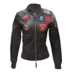 Top Gun Women’s Vegan Bomber Jacket