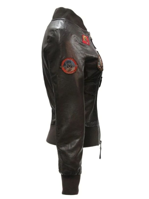 Top Gun Women’s Vegan Bomber Jacket