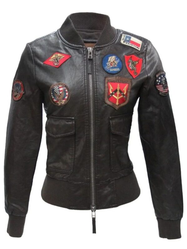 Top Gun Women’s Vegan Bomber Jacket