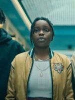 Tracy Gotoas Ganglands Liana Yellow Bomber Jacket