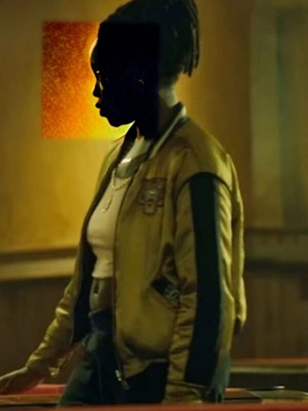 Tracy Gotoas Ganglands Liana Yellow Bomber Jacket