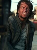 Transformers 5 Cade Yeager Black Leather Jacket