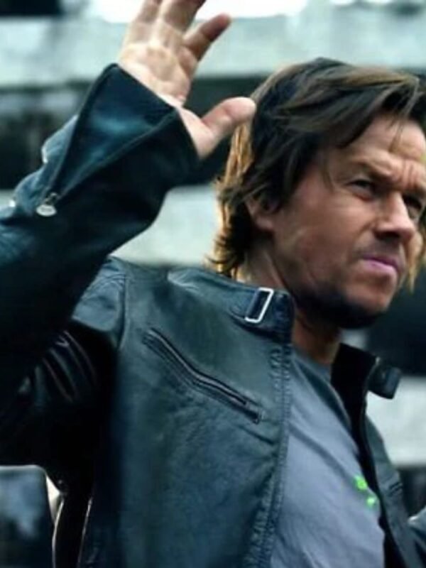 Transformers 5 Cade Yeager Black Leather Jacket
