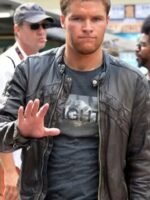 Transformers Age Of Extinction Jack Reynor Black Leather Jacket