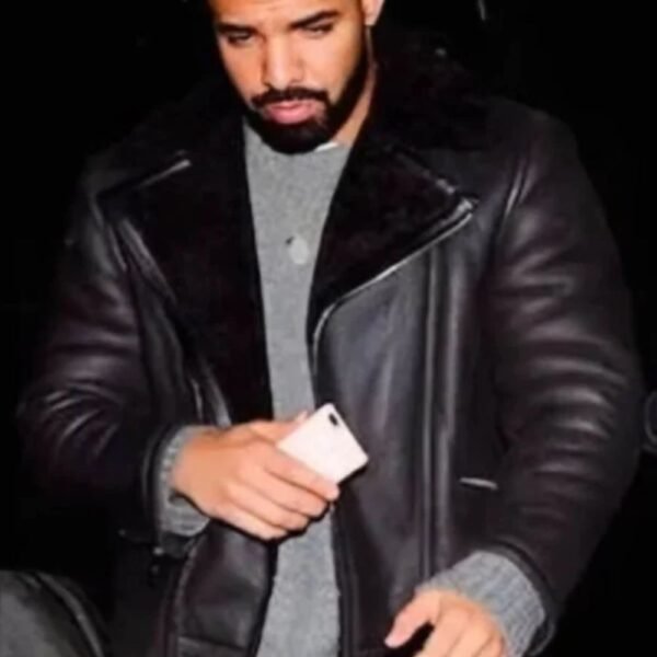 Trendy Drake Aviator Jacket