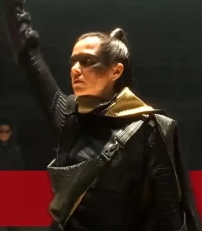 Tribes of Europa Melika Foroutan Black Vest