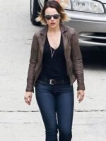 True Detective Ani Bezzerides Brown Jacket