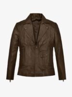 True Detective Ani Bezzerides Brown Jacket