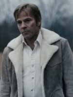 True Detective Roland West Shearling Jacket