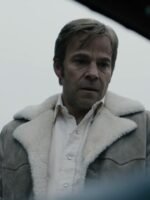 True Detective Roland West Shearling Jacket