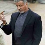 Tulsa King Sylvester Stallone Black Suit