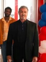Tulsa King Sylvester Stallone Black Suit
