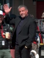 Tulsa King Sylvester Stallone Black Suit