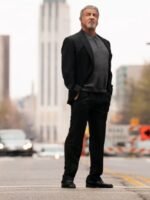 Tulsa King Sylvester Stallone Black Suit