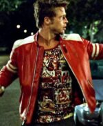 Tyler Durden Fight Club Real Leather Jacket