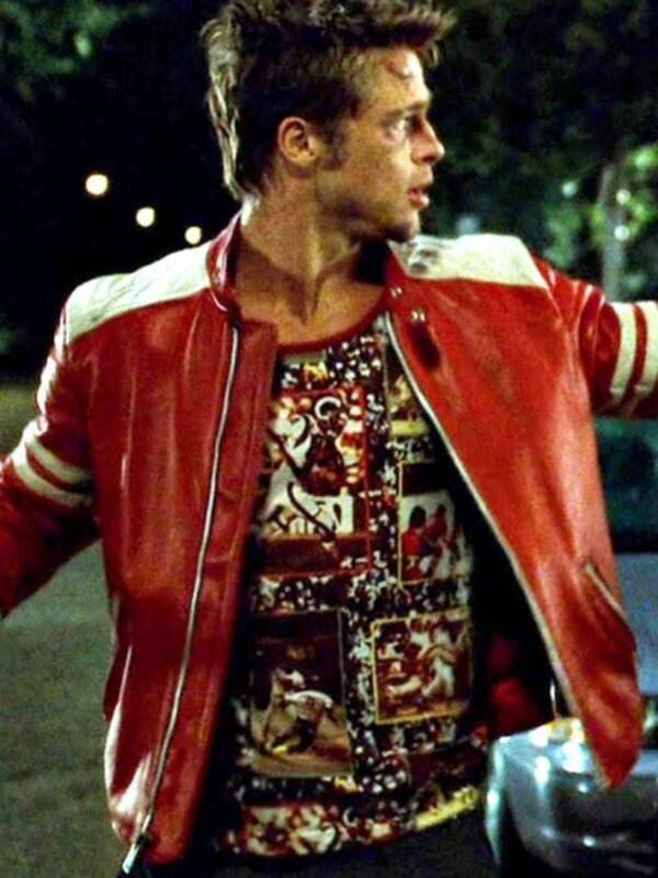 Tyler Durden Fight Club Real Leather Jacket