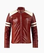 Tyler Durden Fight Club Real Leather Jacket