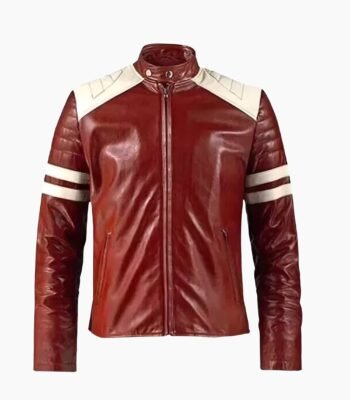 Tyler Durden Fight Club Real Leather Jacket