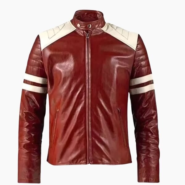Tyler Durden Fight Club Real Leather Jacket