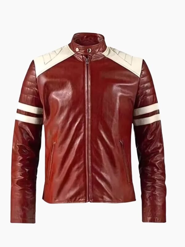Tyler Durden Fight Club Real Leather Jacket