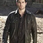Tyler Hoechlin Teen Wolf Black Leather Jacket