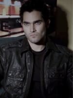 Tyler Hoechlin Teen Wolf Black Leather Jacket
