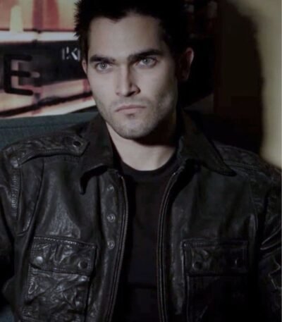 Tyler Hoechlin Teen Wolf Black Leather Jacket