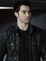 Tyler Hoechlin Teen Wolf Black Leather Jacket