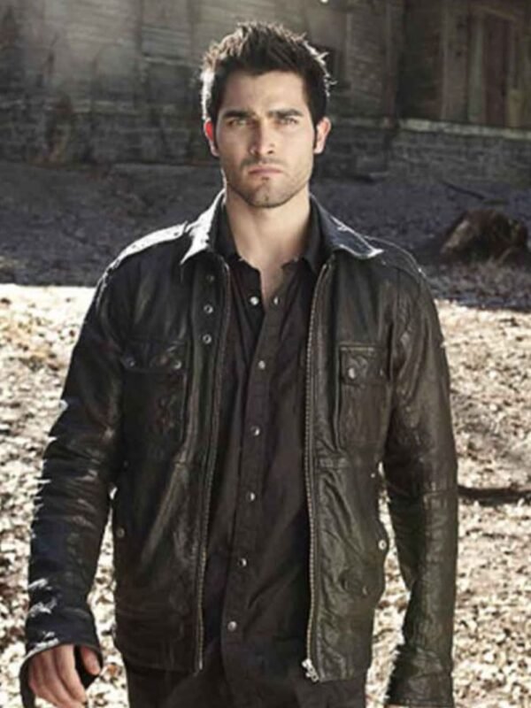 Tyler Hoechlin Teen Wolf Black Leather Jacket