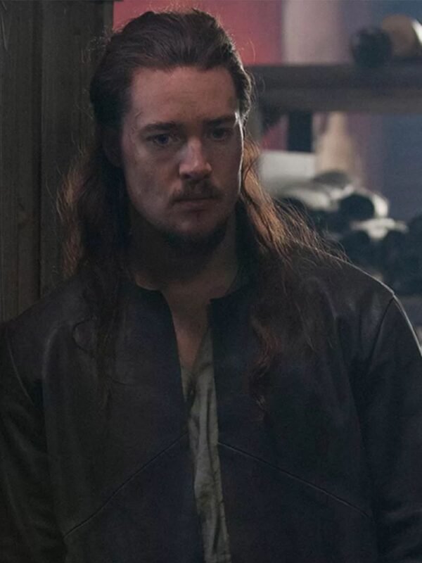 Uhtred The Last Kingdom Black Leather Jacket