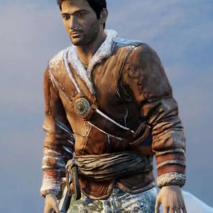 Uncharted 2 Nathan Drake Leather Jacket