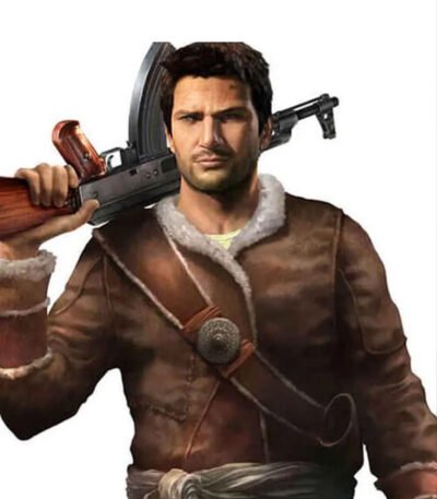 Uncharted 2 Nathan Drake Leather Jacket