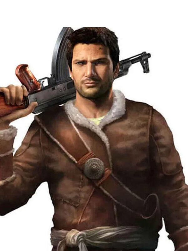 Uncharted 2 Nathan Drake Leather Jacket