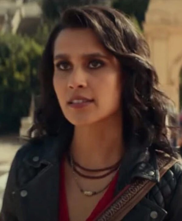 Uncharted Chloe Frazer Black Quilted Leather Jacket