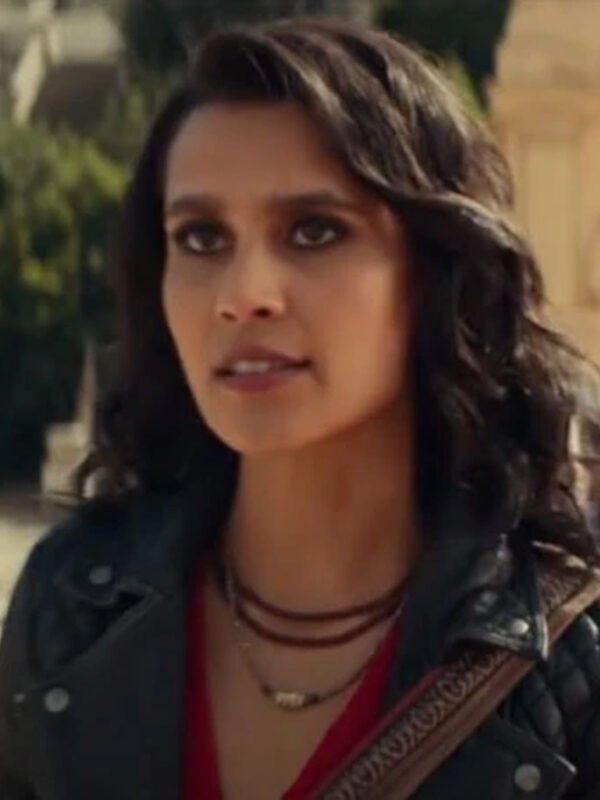 Uncharted Chloe Frazer Black Quilted Leather Jacket