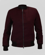 Uncharted Chloe Frazer Maroon Bomber Jacket