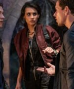 Uncharted Chloe Frazer Maroon Bomber Jacket