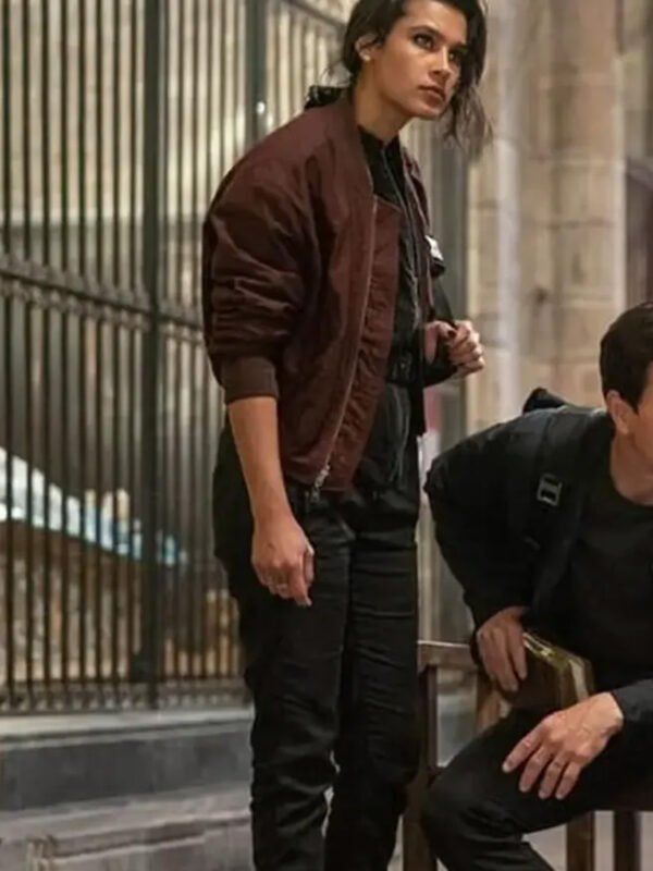Uncharted Chloe Frazer Maroon Bomber Jacket