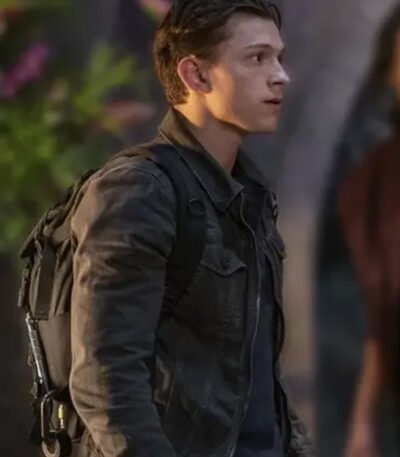 Uncharted Nathan Drake Black Trucker Jacket