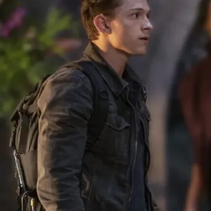 Uncharted Nathan Drake Black Trucker Jacket