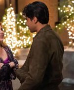 Up Here 2023 Carlos Valdes Green Suede Jacket