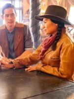 Valentina de la Cruz Quantum Leap S01 Brown Leather Jacket
