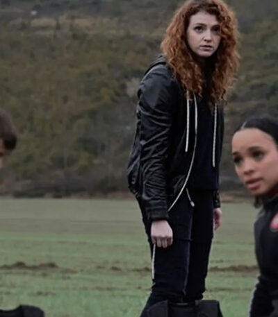 Vampire Academy Meredith Hooded Leather Jacket