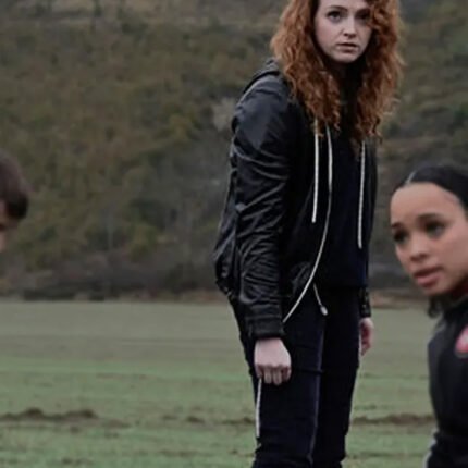 Vampire Academy Meredith Hooded Leather Jacket