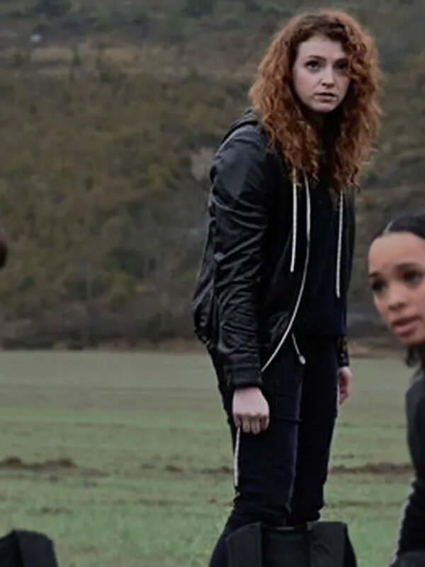 Vampire Academy Meredith Hooded Leather Jacket