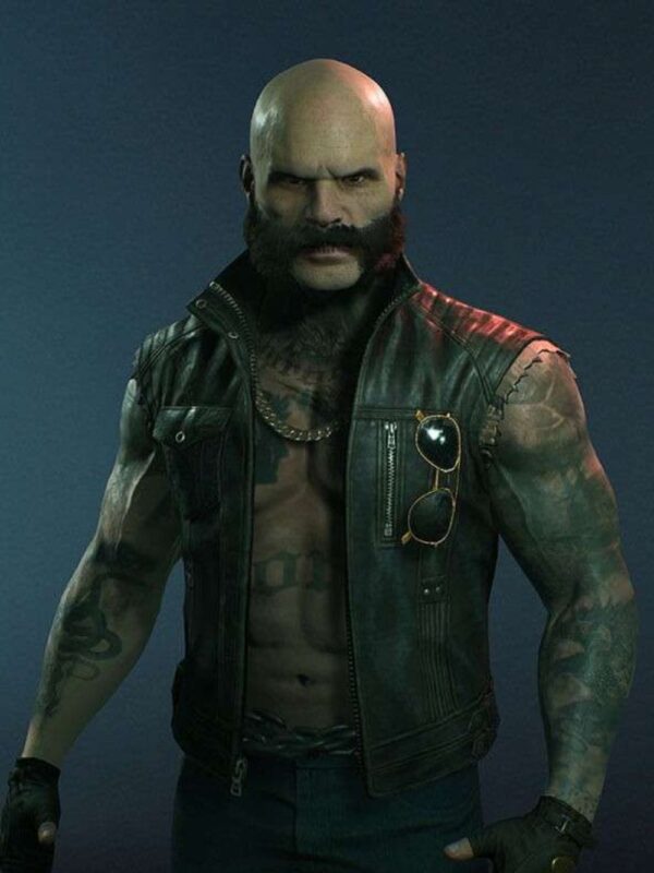 Vampire The Masquerade Bloodlines 2 Brujah Clan Leather Vest