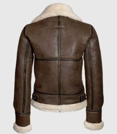 Vanessa Shearling Sheepskin Brown Jacket