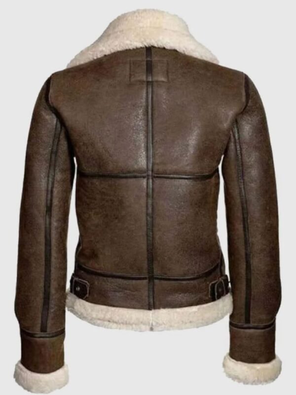Vanessa Shearling Sheepskin Brown Jacket